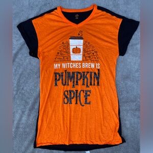 Womens PJ Halloween shirt